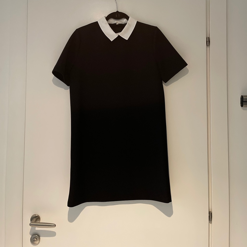 Casual Black & White Dress